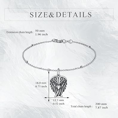 YFN Compass/Flower/Dog/Cat/Hummingbird/Cardinal/Tree of Life/Cat Animal Bracelets Sterling Silver Adjustable Bracelet Jewelry Gifts for Women 7+2