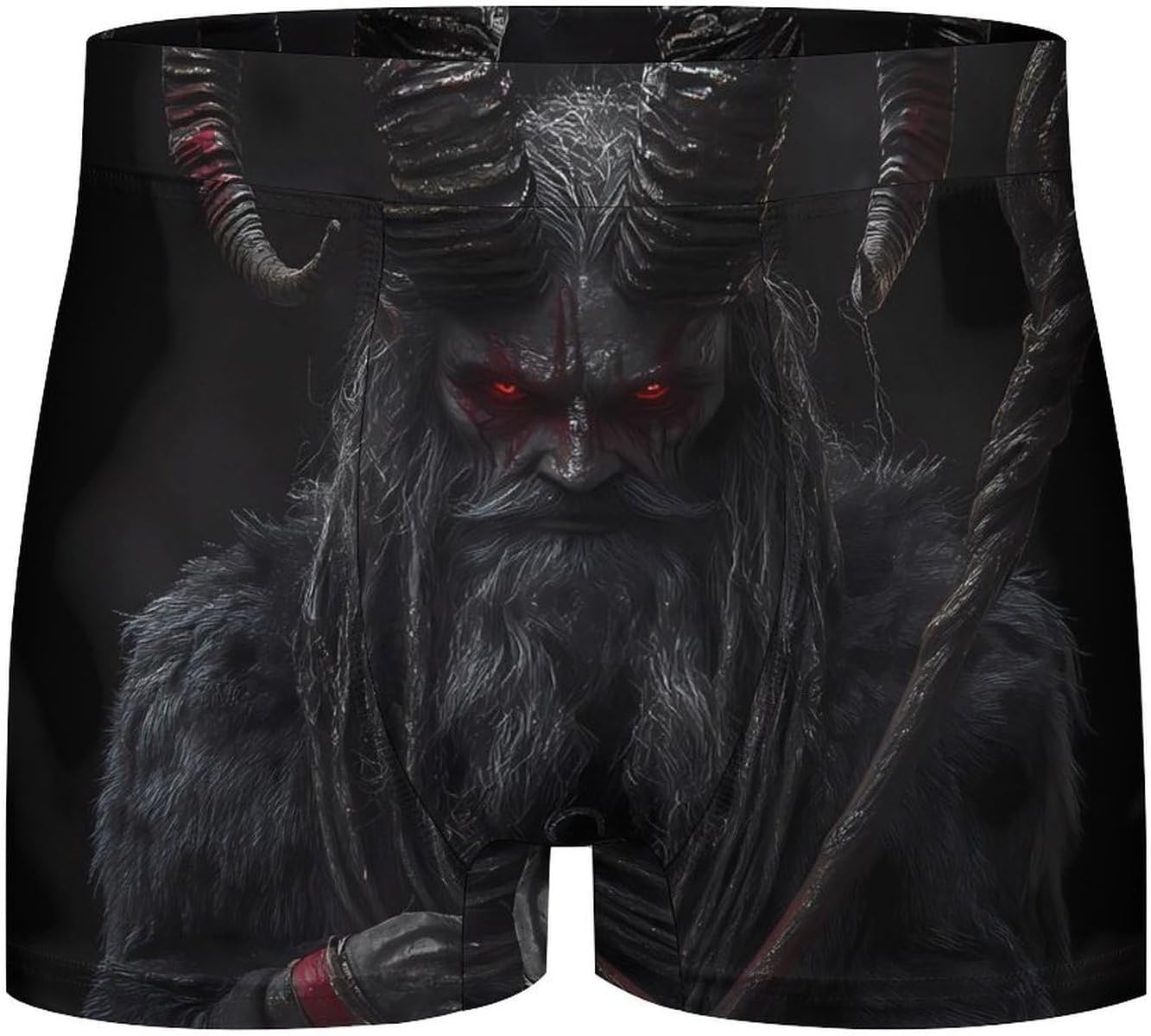 Devil Krampus Men's Underwear Boxers Briefs for Men Stretch Shorts