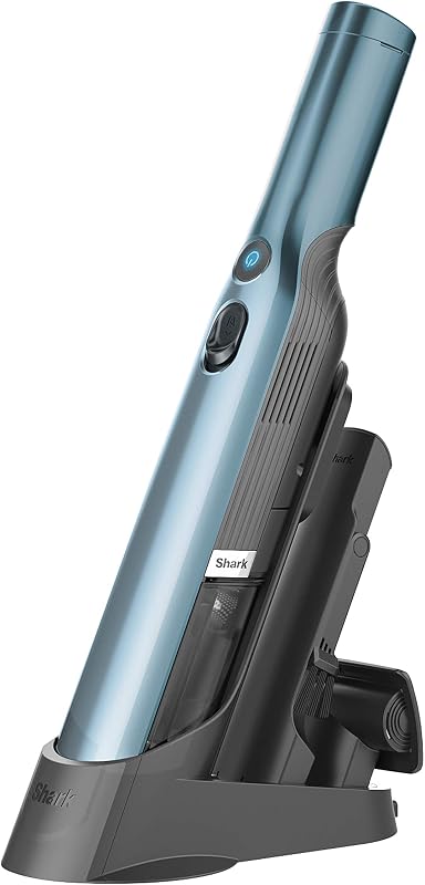 WANDVAC Cordless Hand Vac, Cove Blue, WV201BLBRN | Lightweight and Portable at 1.4 Lbs. with Powerful Suction, Charging Dock, One-Touch Empty for Car & Home