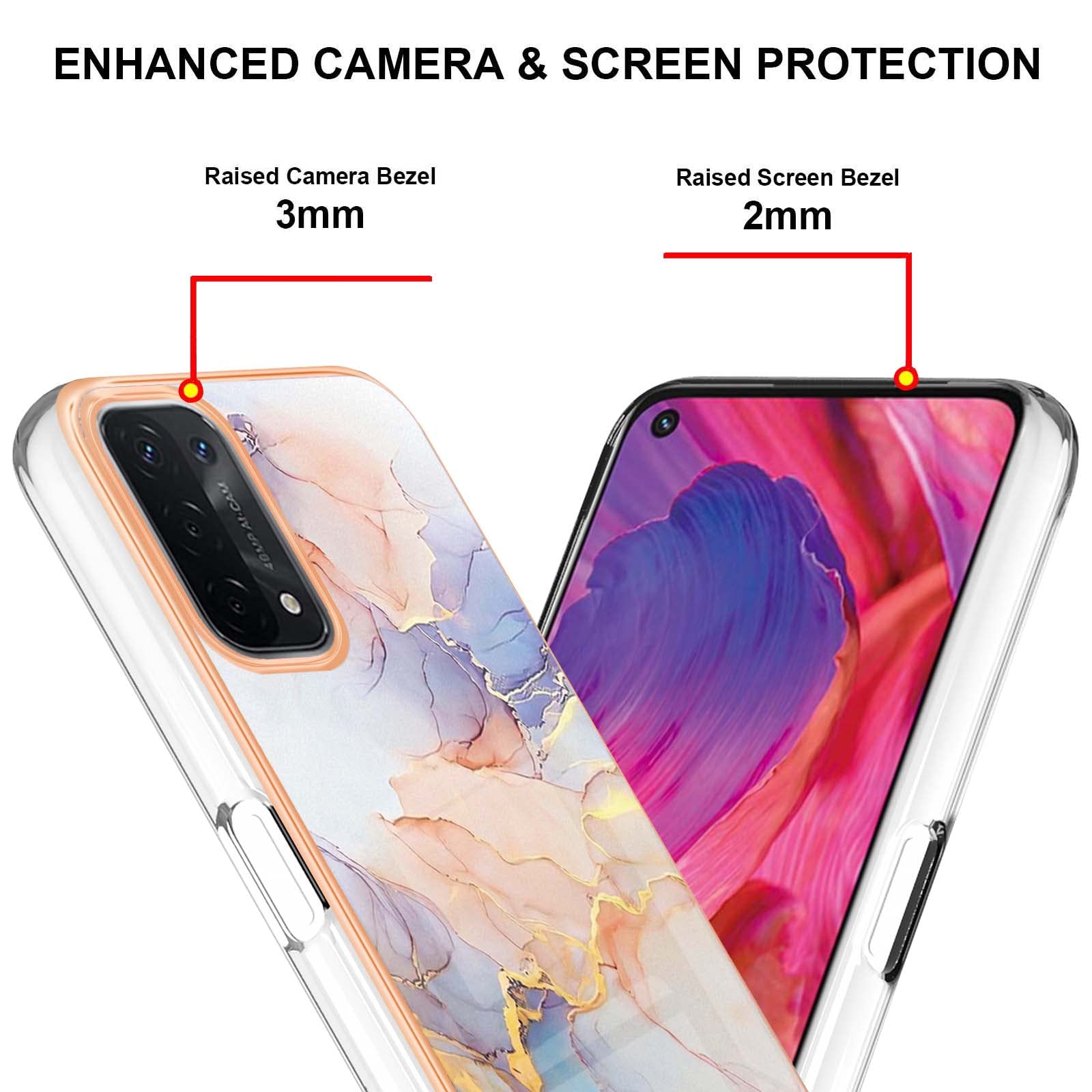 Peint Portefeuille Housse OPPO A54 5G -A74 5G -A93 5G Étui avec Support Antichoc Housse Moto E6
