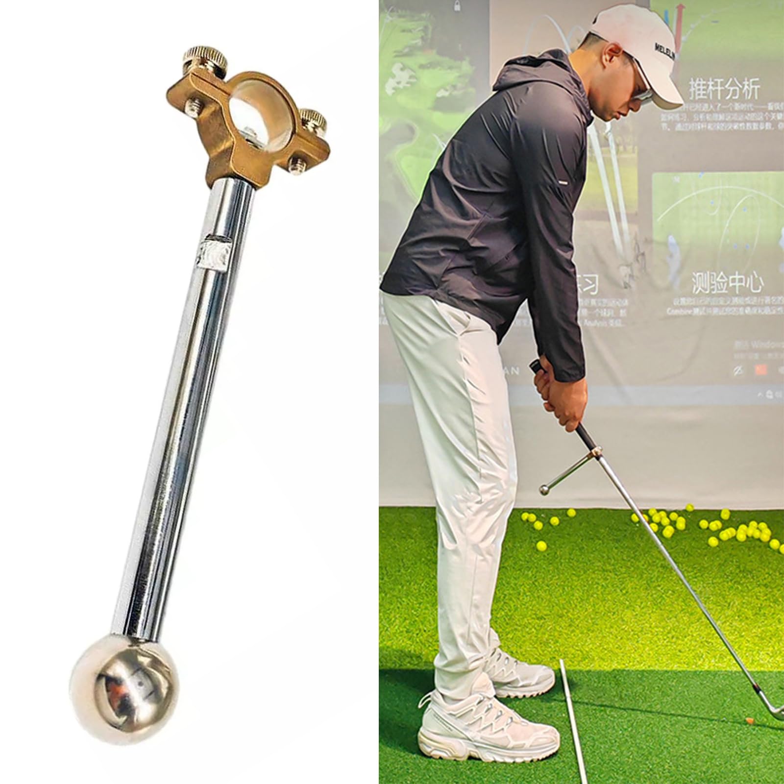 Golfsschaukel Haltungslokalisierer Tragbarer Golfschaukel Hilfsmittel Schwungarm Haltungskorrektur Golf Handgelenk Scharnier Trainer