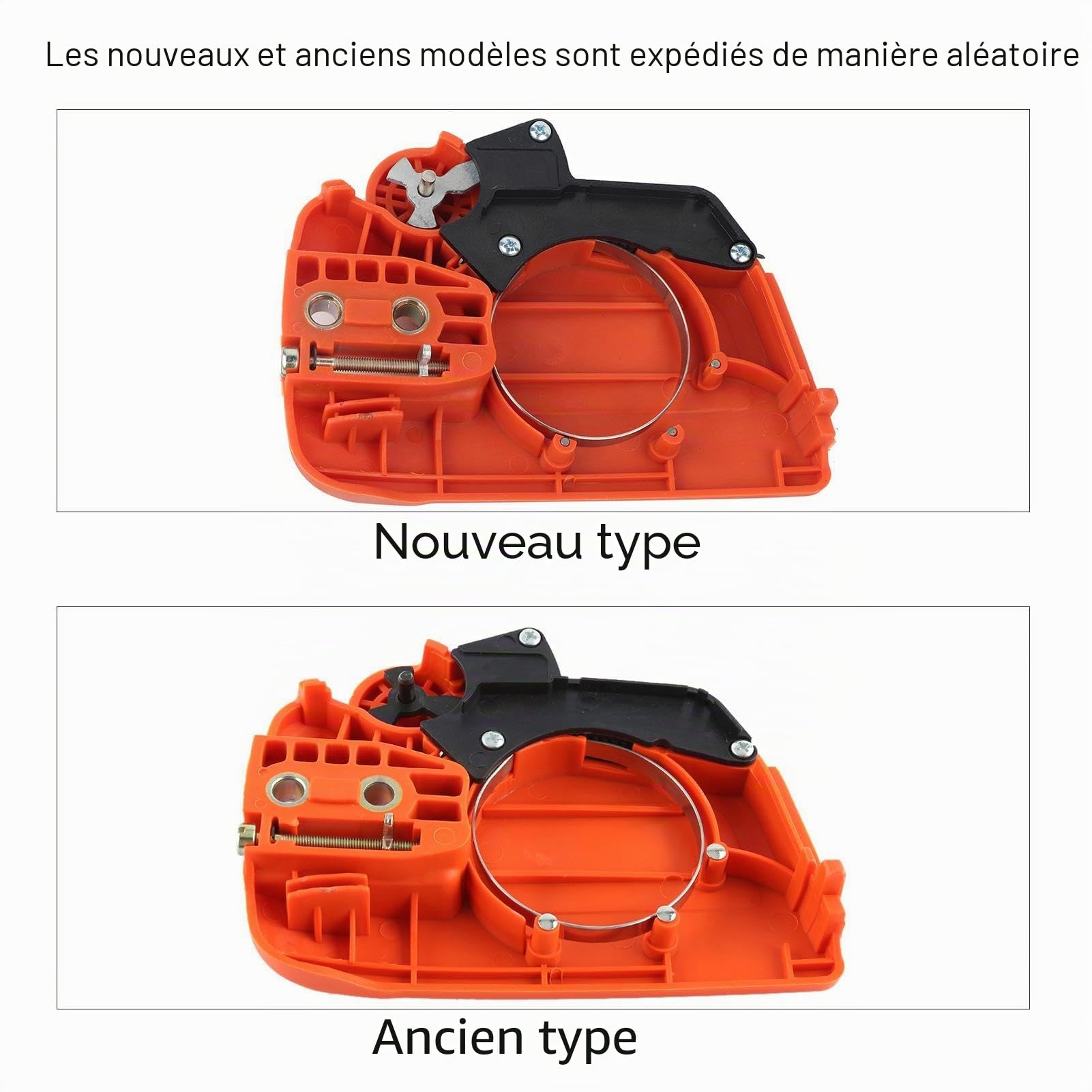 Nikou Couvercle de pignon d'embrayage, Ensemble de frein de chaîne for couvercle de pignon d’embrayage Convient for Husqvarna 235 235E 236 240 Scie à chaîne