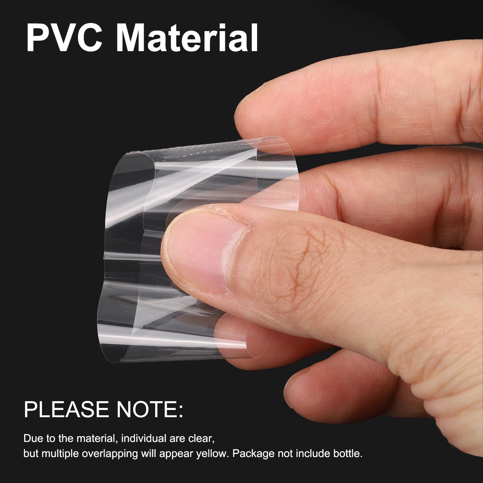 QUARKZMAN 1000Pcs Bandes Rétractables, Bandes Rétractables Perforées Transparentes en PVC 66 * 25mm, Bandes Thermorétractables pour Bouteilles, Joint de Bocaux pour Flacon Compte-Gouttes
