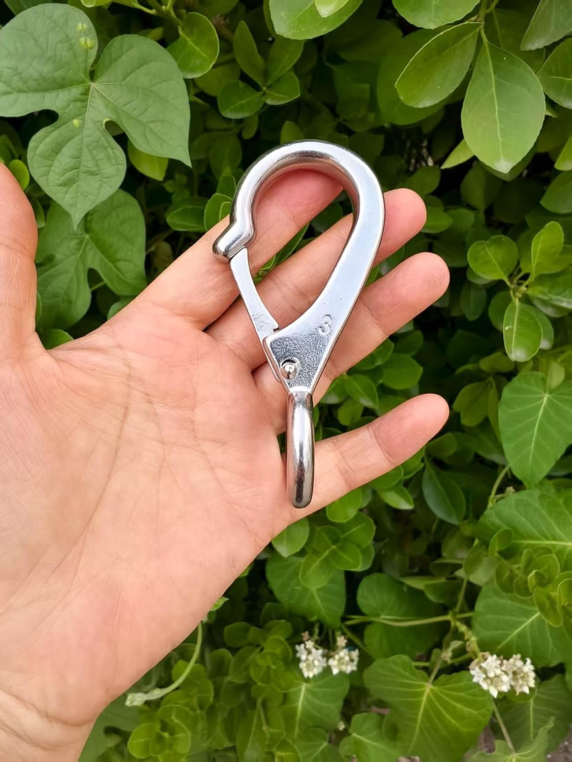 JingYi Fixed Eye Swivel Snap Hook Stainless Steel 316-4 Sizes from 3/8" to7/8(#0 to #3)