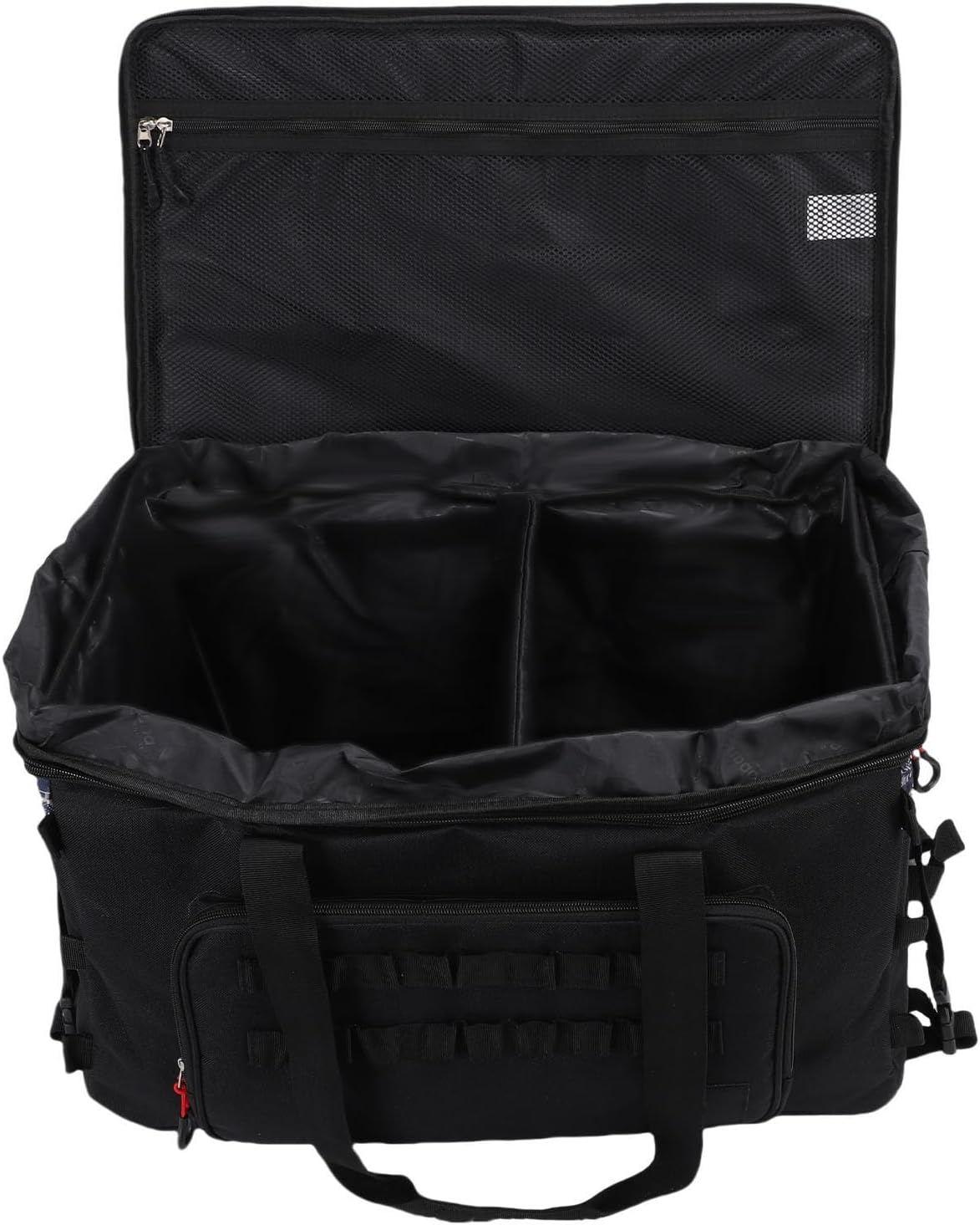 RiToEasysports 67L Camping Storage Bag, Oxford Fabric with Adjustable Divider and Multiple Zippered Compartments, for Outdoor Cooking Fishing Hiking and Mountain Climbing