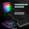EZDIY-FAB Adapter Cable for Corsair RGB HUB Lighting Node Core Commander Core and iCUE Commander Core XT Intelligent RGB Lighting Connects to All 5V 3-Pin ARGB Devices (2 x 10 cm)