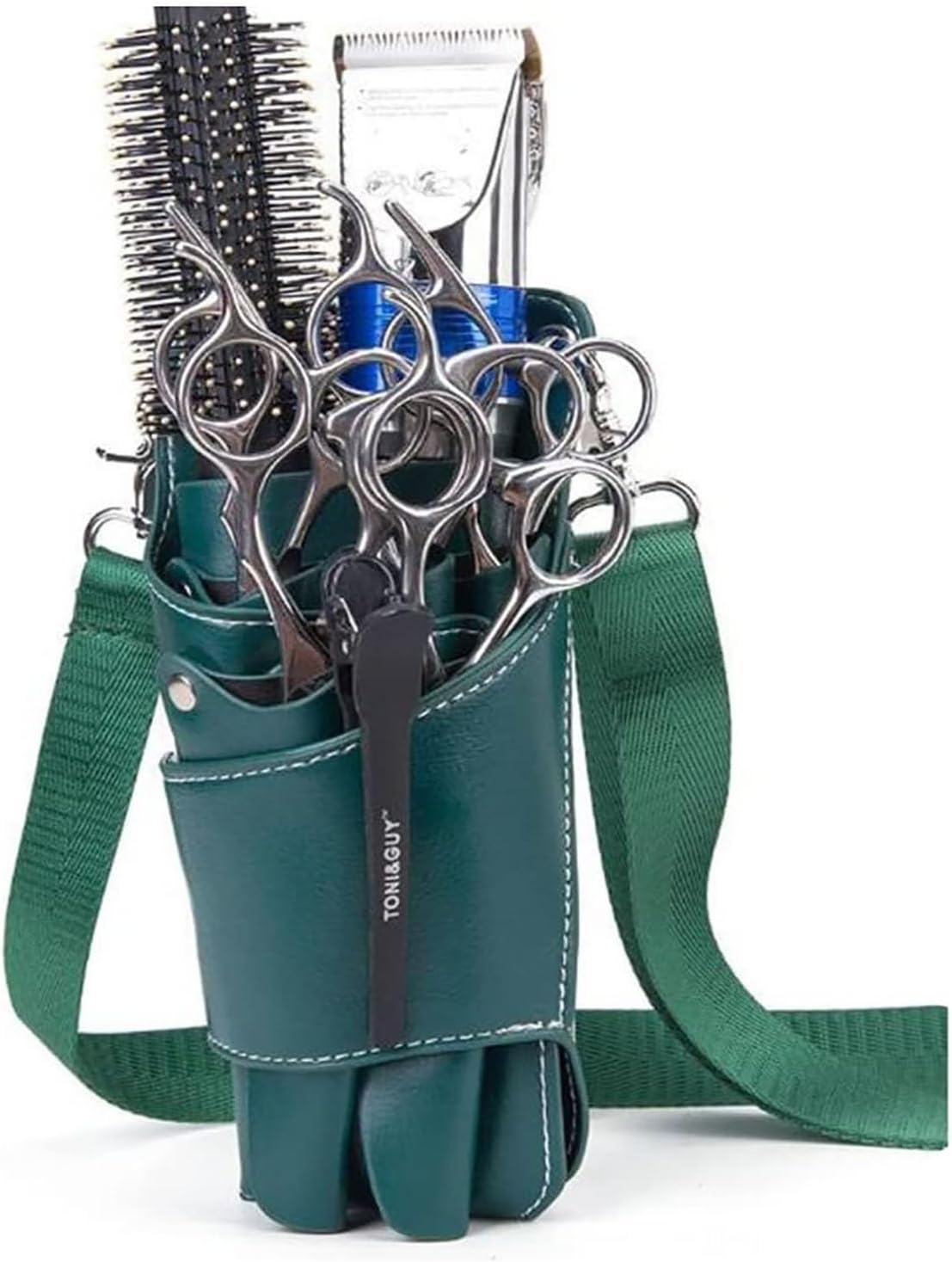 Hairdressing Barber Bag,Salon Scissors Clips Shears Bags Hair Care Styling Tools Holster Pouch Shear Cross Body Waist