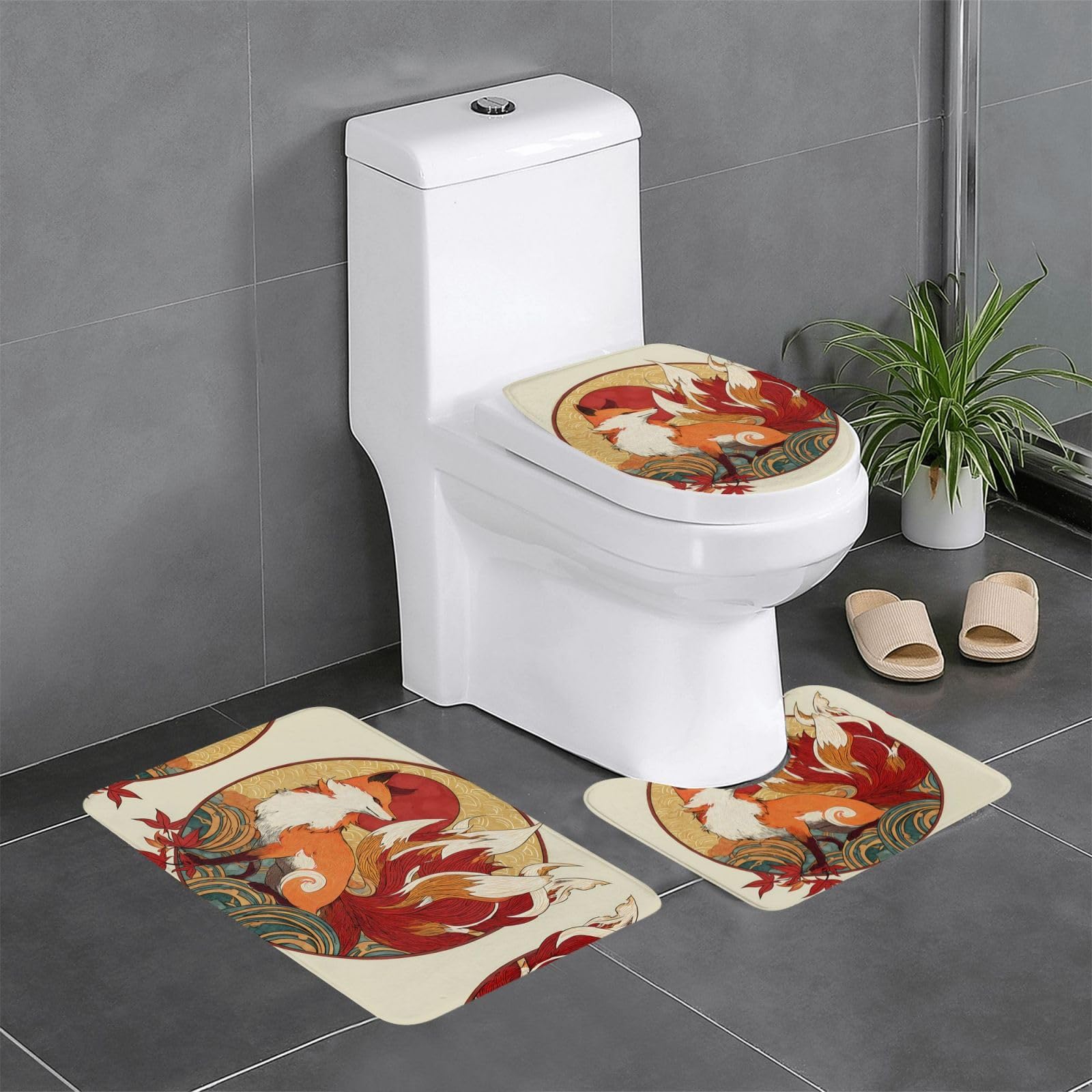 Tapis de salle de bain antidérapants WHJDPP confort premium 61x40cm
