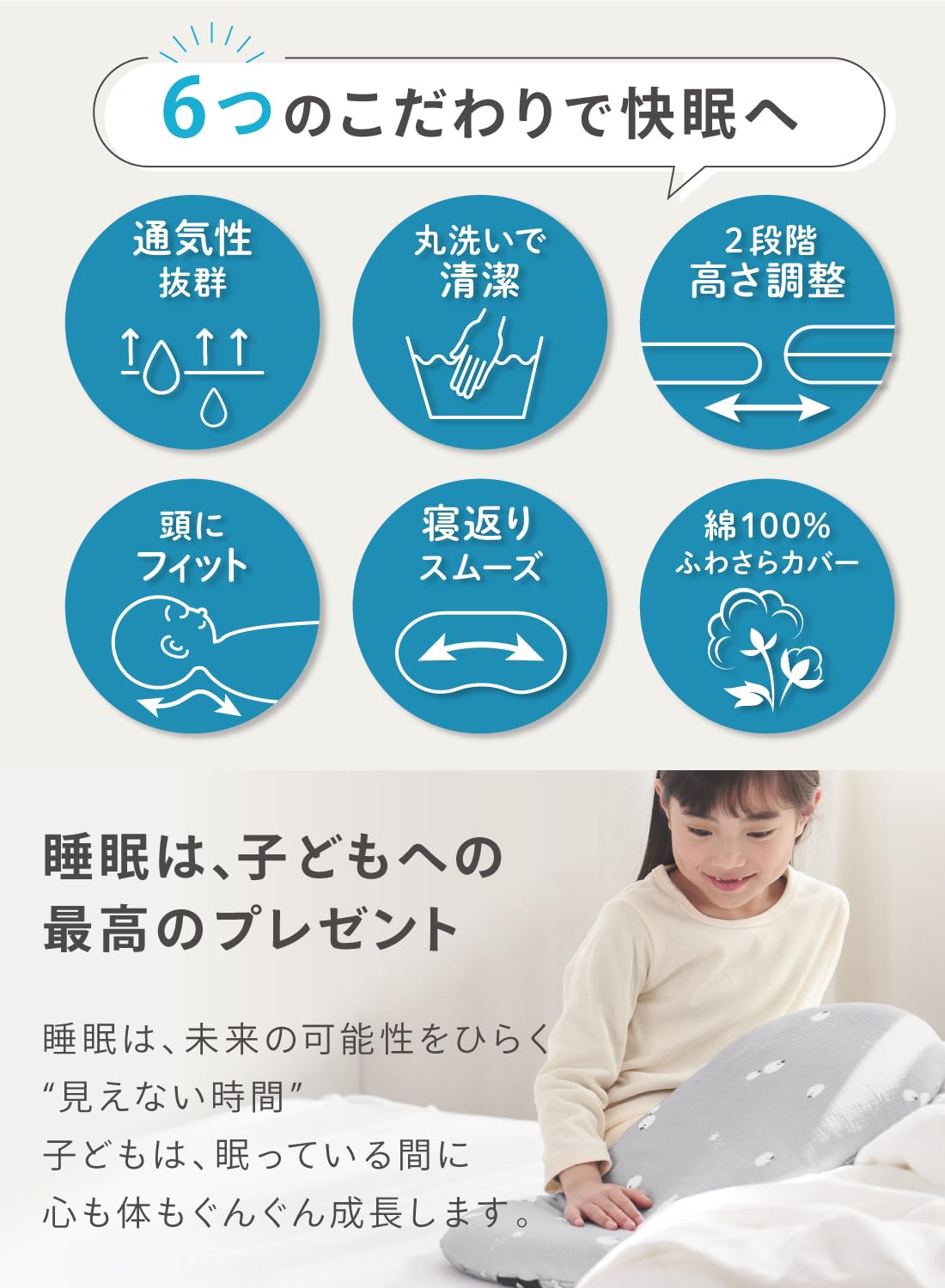 Amazon.co.jp: (ケラッタ) 子ヒツジのいらない枕 丸洗いで清潔 子ども