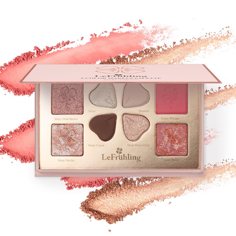 All in one Full Size Travel-Friendly Baked Makeup Palette,High Pigmented Long Lasting, glitter Shimmer Matte,Bronzer Blush Highlighter and Eyeshadows