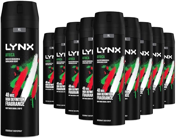 Lynx Africa Aluminium Free Deodorant Spray 200ml