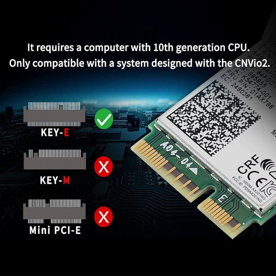 Amazon | Wi-Fi 6 AX201 NGW D2W Wi-Fi 6 802.11ax Intel Dual