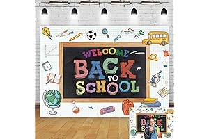 Welcome Back to School Backdrop
