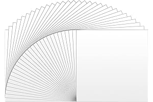 Matte White Permanent Vinyl Sheet 12x12in 30 Pack for Cricut & Silhouette Cameo