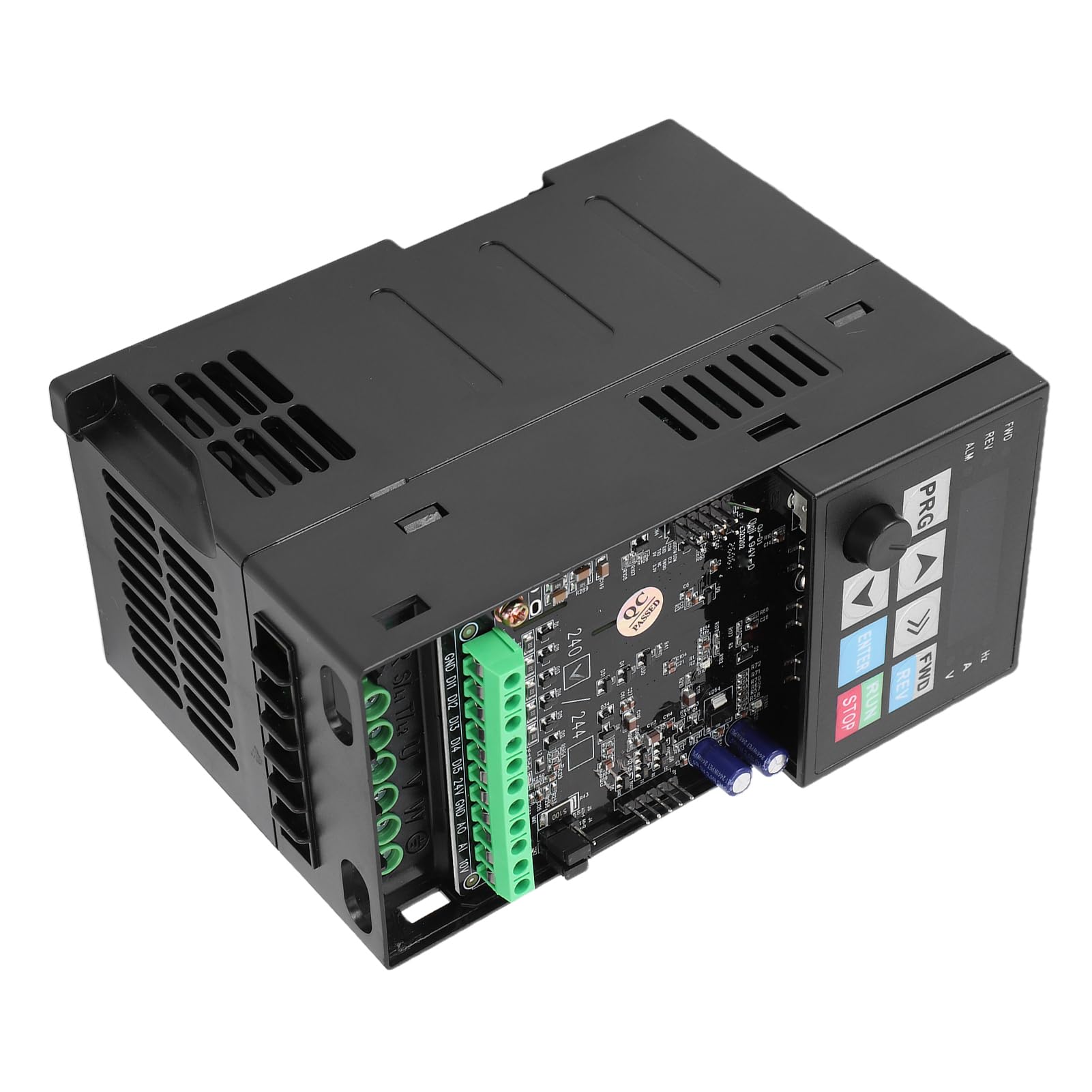 Ejoyous Azionamento a Frequenza Vettoriale PC Ignifugo Azionamento a Frequenza Variabile 1,5KW Trifase 50 60Hz 5,0A da 0 a 320Hz Display Digitale per il Controllo della velocità del Motore Nelle