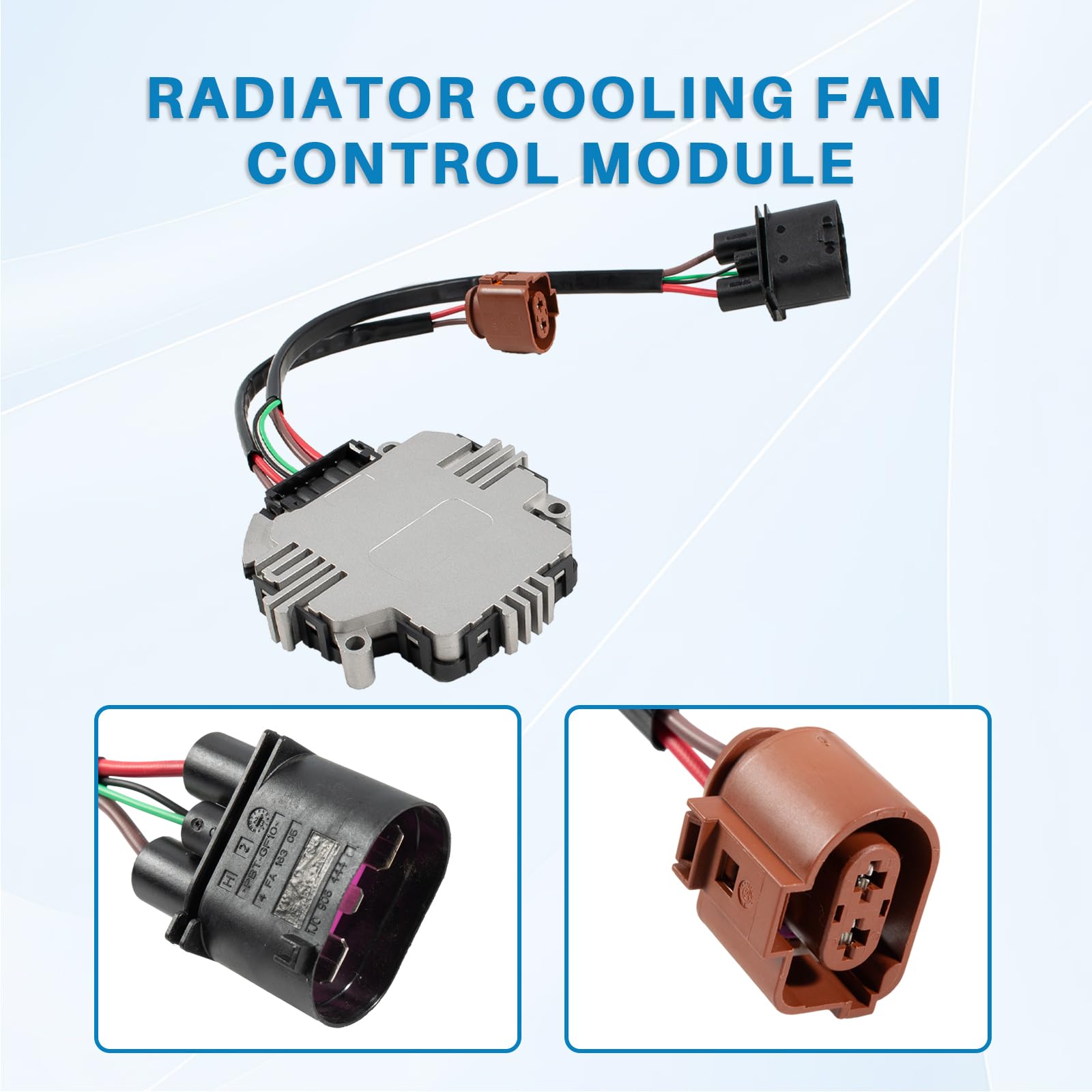 Appareil de commande de ventilateur - Module de commande pour A3 8P1 8P7 8PA Golf V VI Beetle - Numéro de pièce 1TD959455 1K0959455N 1K0959455N 1K0959455DL