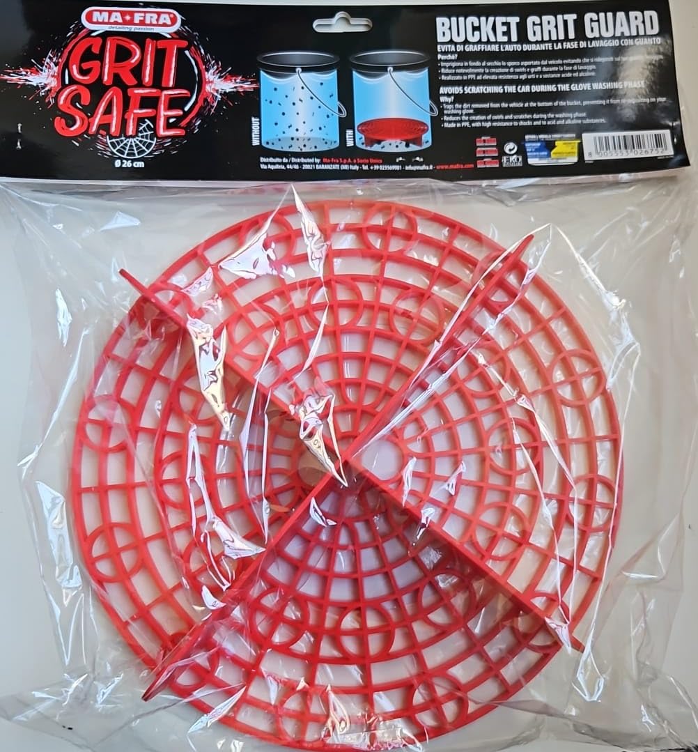 Maniac Car Detailing Line, Foam Gun Prewash, Prelavaggio Schiumogeno + GRIT SAFE Griglia per Secchio Lavaggio