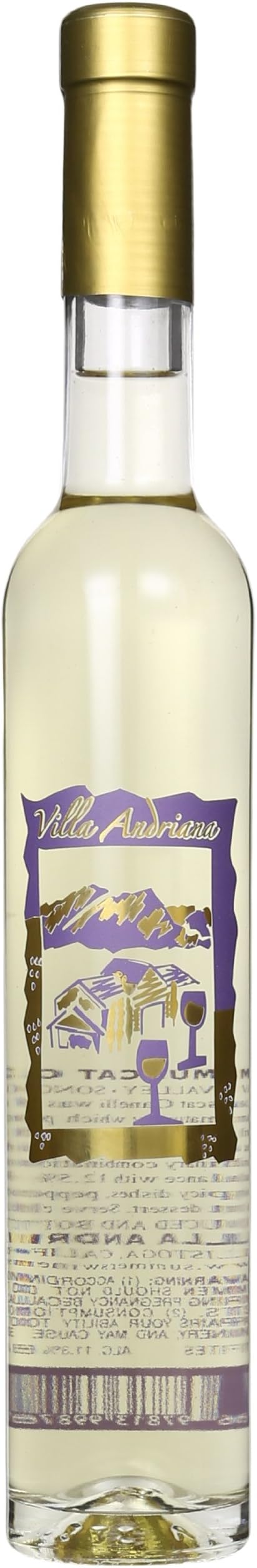 2013 Summers Villa Andriana Knights Valley Sonoma County Muscat Canelli 375 mL