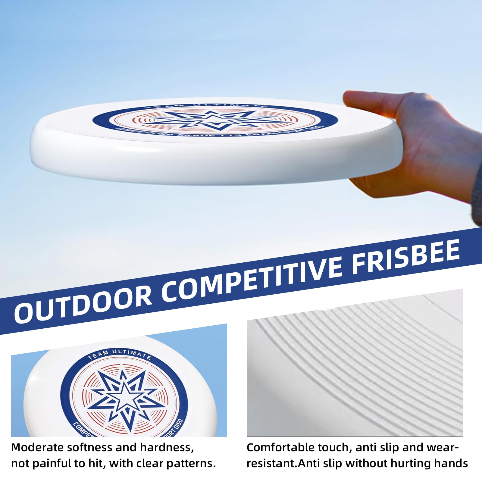 Frisbee Eurodisc 175g - Professionale Per Ultimate, Diametro 10.5 Pollici, Plastica ABS - Foto 11