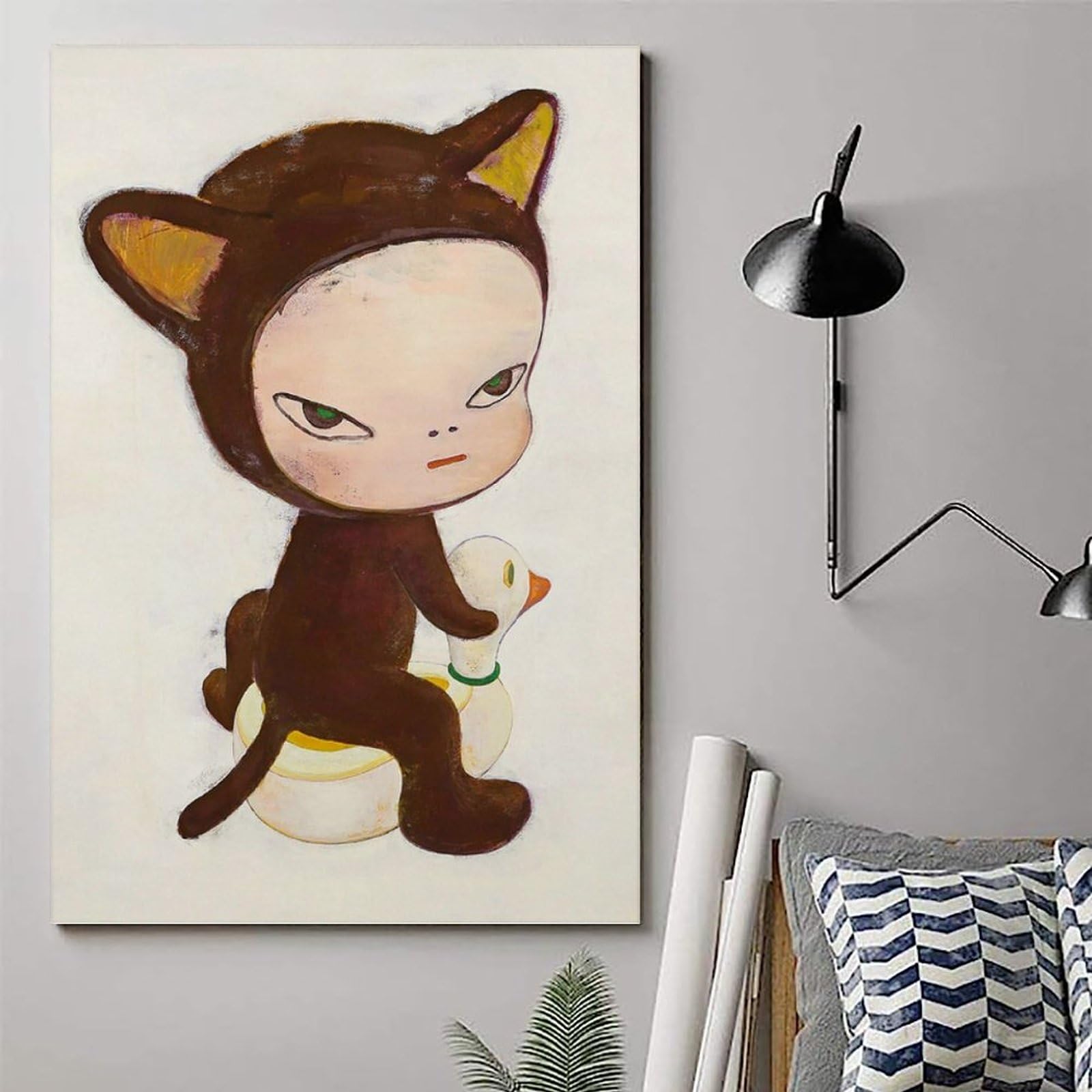 LETOOUY Yoshitomo Nara Harmless Kitty Poster Decorative Painting