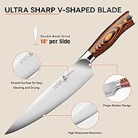 Vista 7 de TUO Cuchillos de cocina de chef