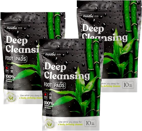Nuubu Premium Deep Cleansing Foot Pads for Stress Relief