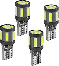 Flaconi Lampadine LED Auto,Luci Posizione LED,Luci di Posizione a LED,Luci Targa LED,Luci Targa,Lampadine Posizione LED,Adatto per Luci Della Targa,Luce Della Posizione,Luci Angolari (4PCS)