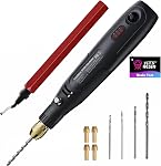 LET'S RESIN Sans fil Resin Entraînement, 3-Speed Réglable, 18V, 2Ah, Perceuse à main polyvalente avec 19Pcs Accessoires, Idéal pour Resin Moules & Fabrication de bijoux