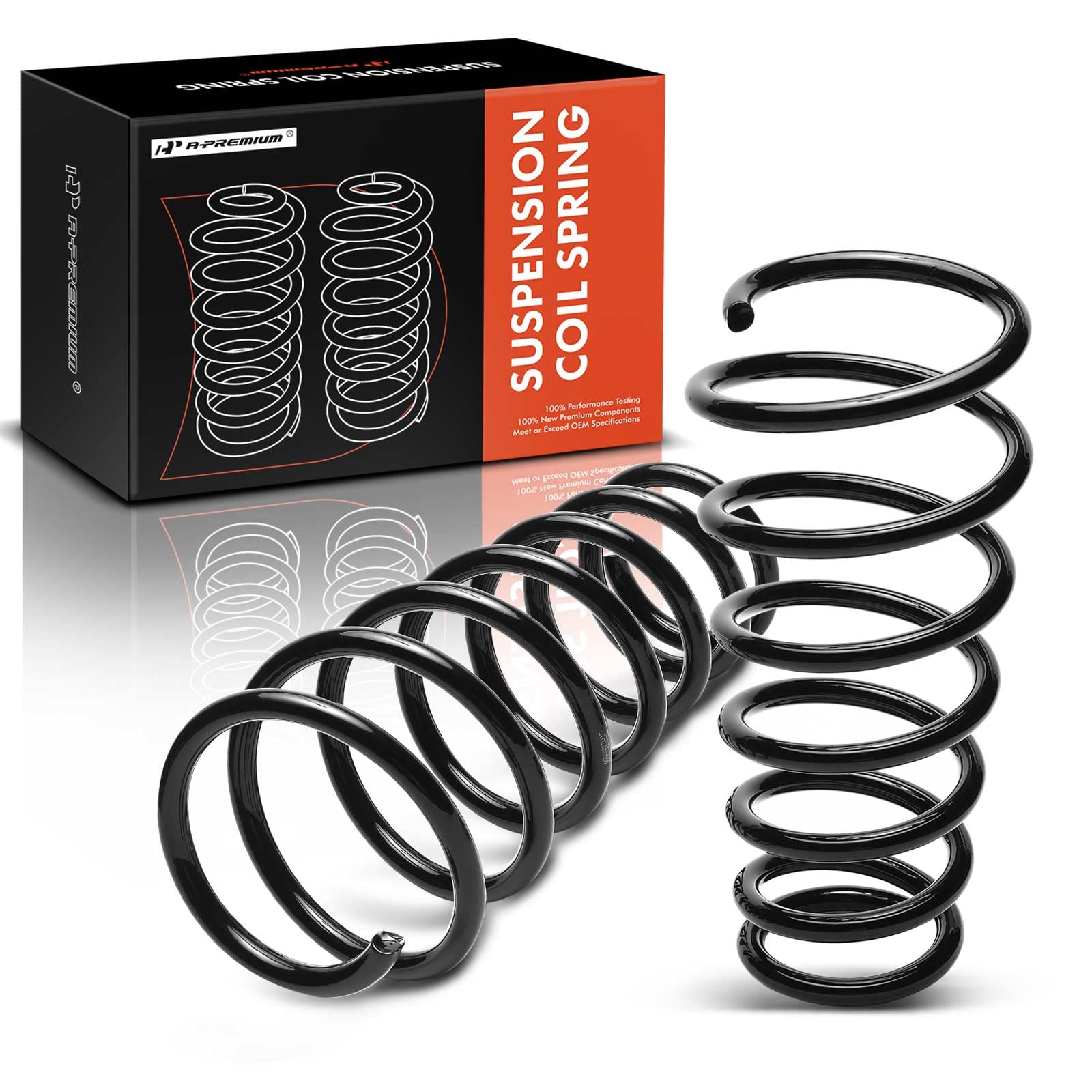 A-Premium 2Pcs Rear Suspension Coil Spring Set Compatible with Toyota Camry 2004-2006 2012-2017, Avalon 2004-2007 & Lexus ES350 2007-2011, Driver and