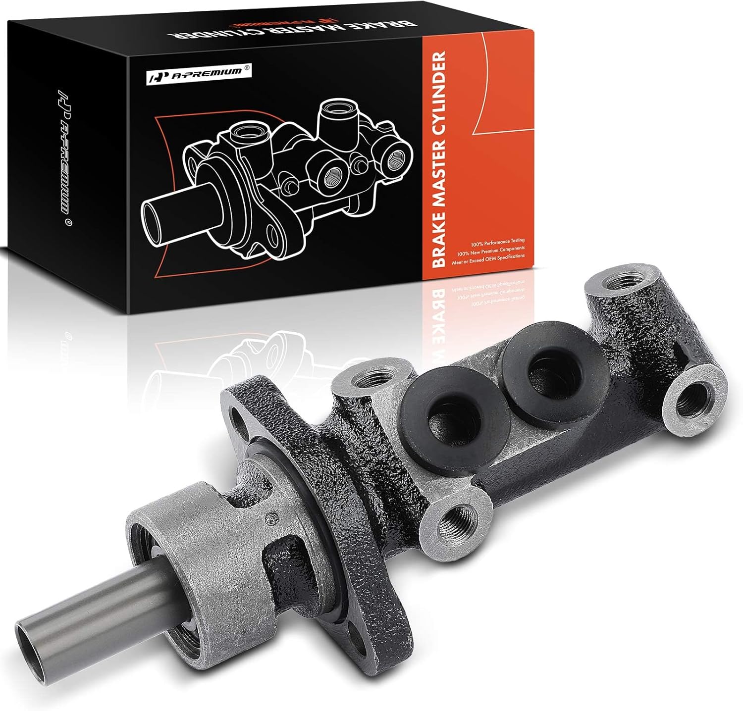 A-Premium Brake Master Cylinder with Reservoir Compatible with Volkswagen Vehicles - Jetta 1990-1992, Golf 1990-1992, Cabriolet 1990-1993 - Replace OE# 357611019