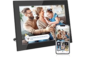 Porta Retratos Digitais 10,1 Polegadas com Tela IPS HD Sensível ao Toque