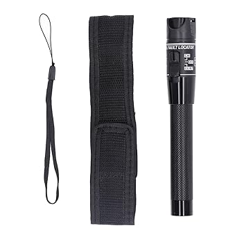 Visual Fault Locator 60MW 60KM Portable Pen Type Fiber Optic Cable Tester VFL Tester Kit for Fiber Network Cable Test