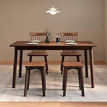 アンティーク高級カリモクRUSTIC  Dining Table Yahoo!オークション - karimoku カリモク ダイニング7点セット