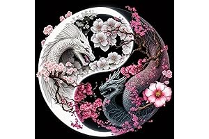 Dragon Stamped Cross Stitch Kit for Beginners