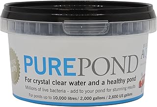 Evolution Aqua Pure Pond – Beneficial Bacteria for Ponds | Pond Bacteria Treatment & Healthy Water Maintenance for clear pond | Aids biological filtration and Fish Safe Pond Equaliser | 500ml