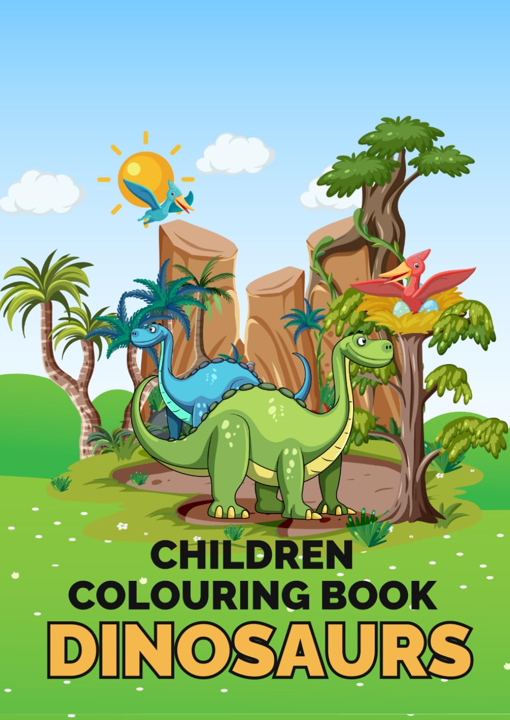 Children Colouring Book - Dinosaur