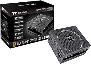 Thermaltake Toughpower GF1 850W 80+ Gold SLI/ CrossFire Ready Ultra Quiet 140mm Hydraulic Bearing Smart Zero Fan Full Modu...