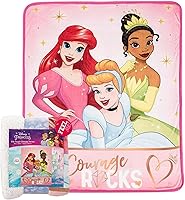 Vista 4 de NORTHWEST Disney Princess - Manta Sherpa de seda táctil, 40 x 50 pulgadas, princesas mecedoras