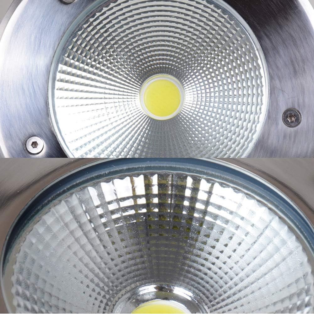 Recessed 3W/ 5W/7W/10W/15W/20W/30W LED Embedded Underground Lamp Square Ground Buried Floor Lamp Light Source IP65 Waterproof Stainless Steel