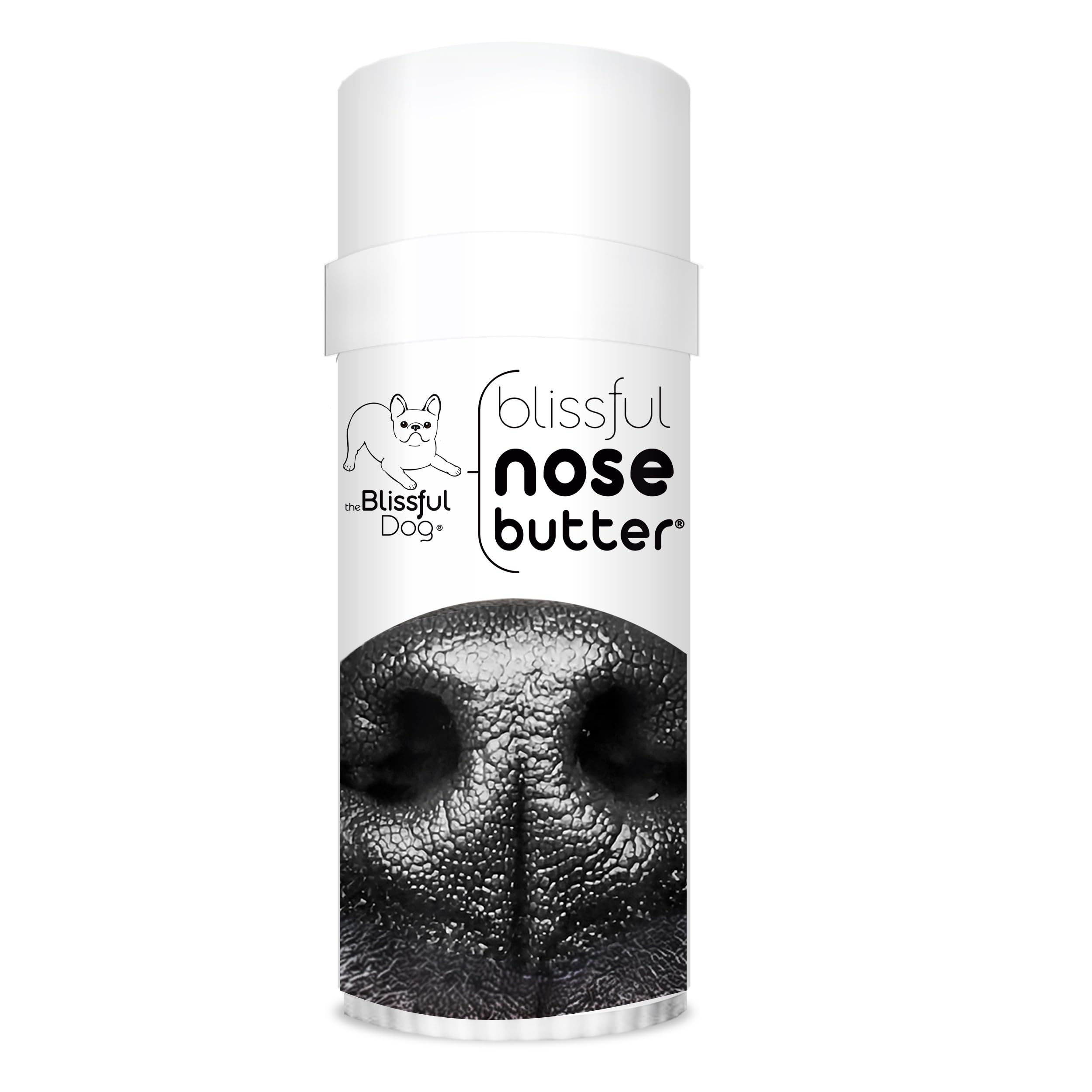 The Blissful Dog Every Dog Nose Butter, Versatile Dog Nose Balm for Dry Nose, Handcrafted Nose Moisturizer, Easy-to-Apply Dog Essentials, Unscented, 2.25 oz.
