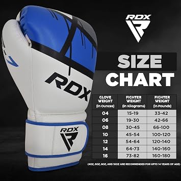RDX Boxing Gloves EGO for Men, Women & Kids | Maya Hide Leather Sparring Gloves for Muay Thai,Kickboxing & MMA | Ventilated Palm, Long Wrist Support,Training & Punching Bag Workout,4 6 8 10 12 14 16oz