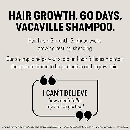 Miniatura 7 de Vacaville Beauty - Champú en polvo sin perfume para todo tipo de cabello, vegano, ecológico, libre de crueldad, añade agua, ingredientes botánicos