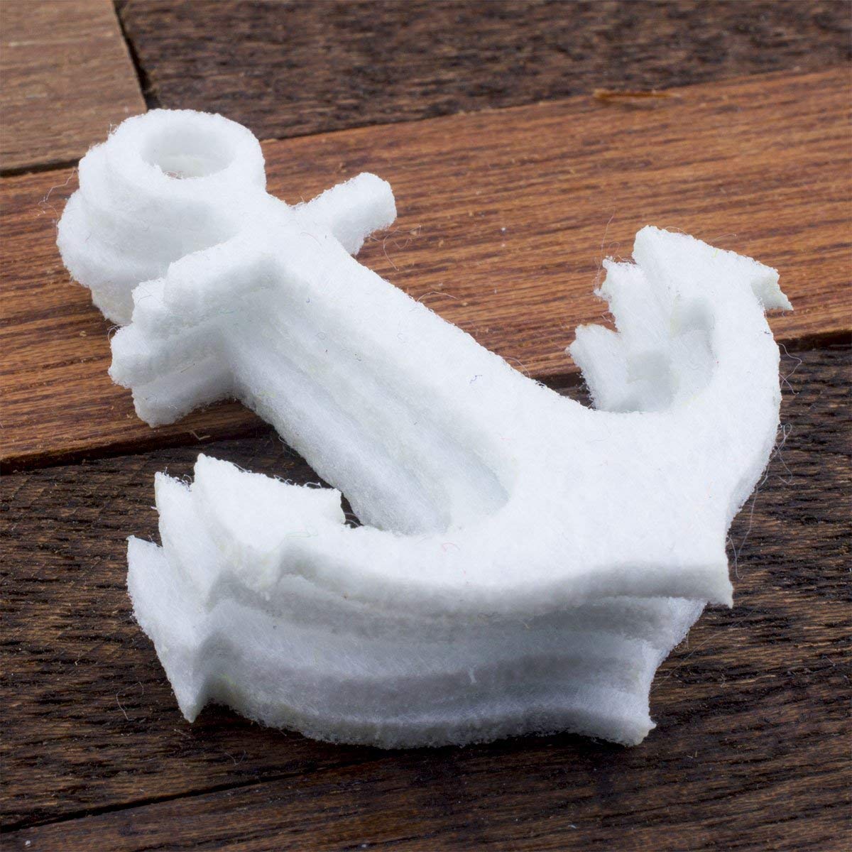 Feutre ancre décoration blanc scrapbooking craft ornements 100pcs