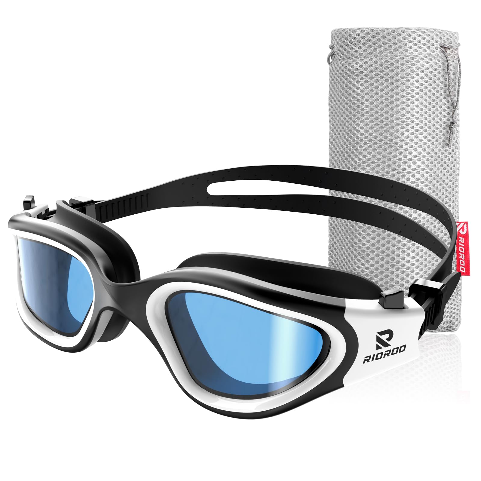 RIOROO Swimming Goggles Are Leak Free, Transparent Wide-Angle, Uv Resistant, And Fog Resistant, Making Them Comfortable And Suitable For Adults, Men, Women, Or Teenagers