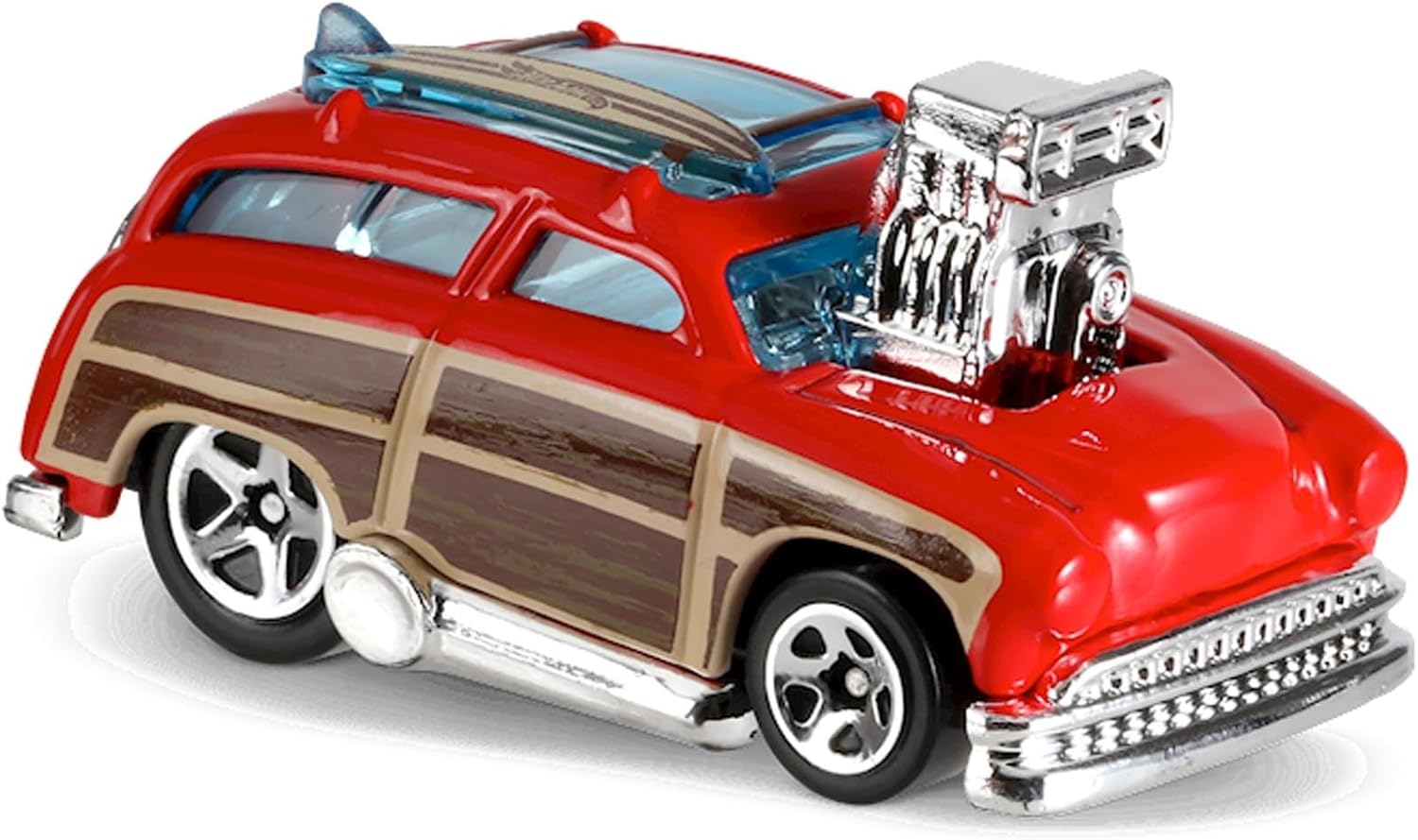 Hot Wheels 2017 Tooned Surf N Turf 198/365, Red and Brown