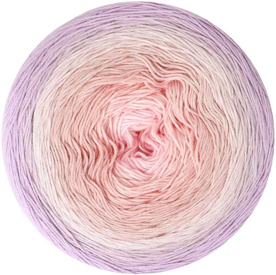 Scheepjes Cotton Whirl 1 x 1,000 m - 743 Mystic Mauve Cotton Gradient Yarn Cake