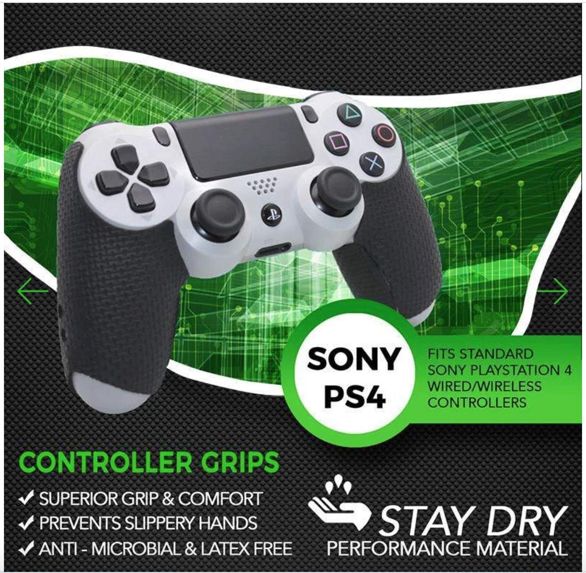 DROP BEAR Grizzily Grips Controller for PS4
