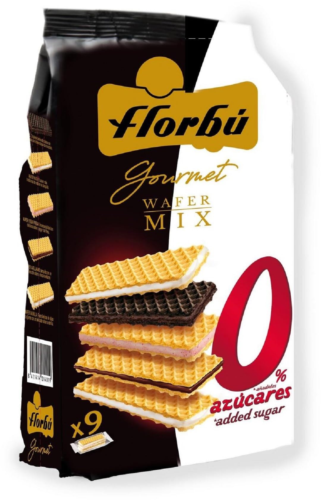 Florbu ,Wafer Mix, No Added Sugar,270g,Pack of 1