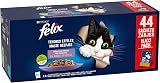 FELIX Tendres Effilés Aliment humide pour chats adultes Sélection Mixte Emballage économique, 44 sachets faciles à servir, Morceaux tendres en gelée, 4 délicieuses saveurs, Aliment complet - 3