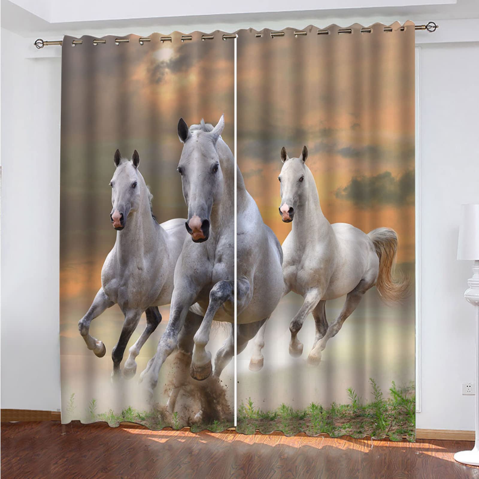 Rideaux occultants 2 pièces 140x280 pour chambre salon moderne